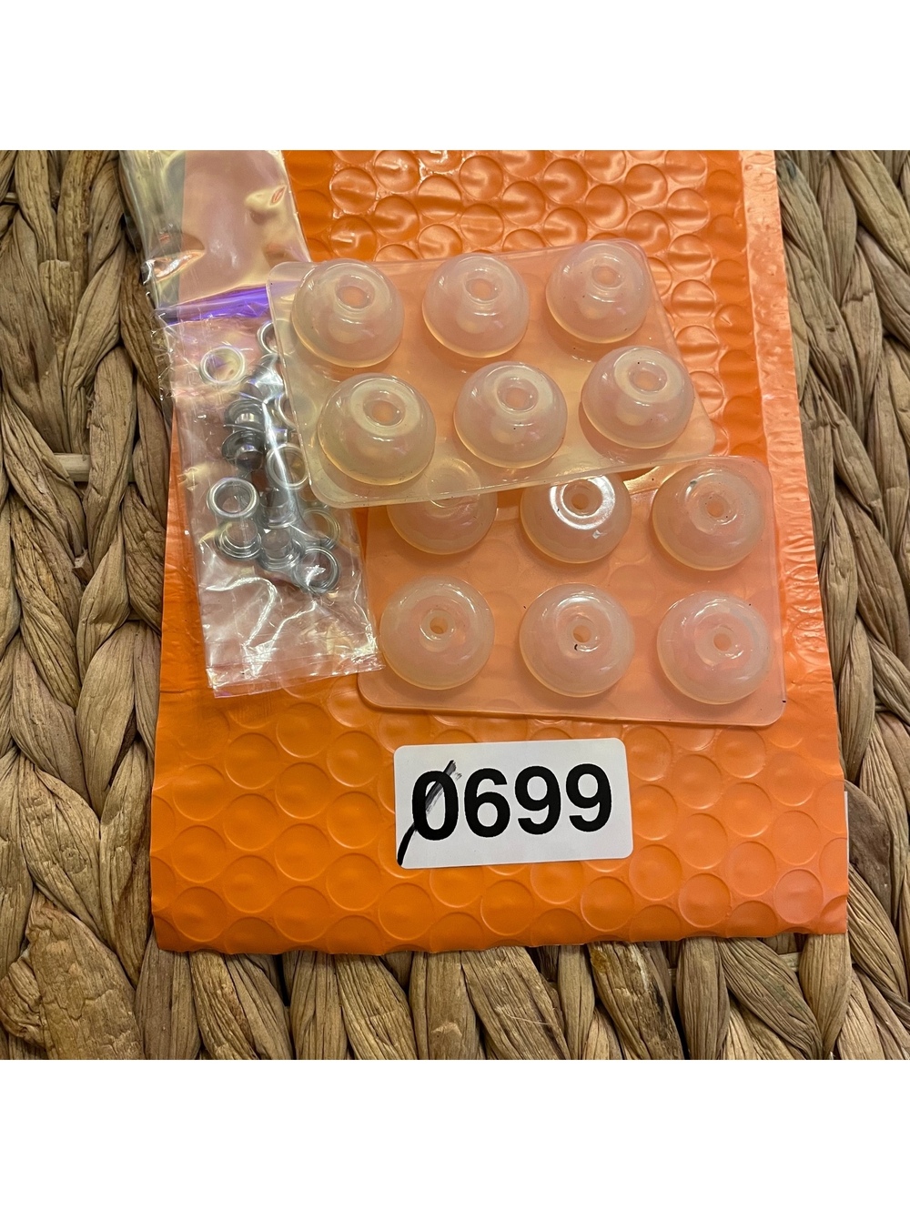 ✅Plastic Snap Fastener Set with Metal Eyelets #️⃣699